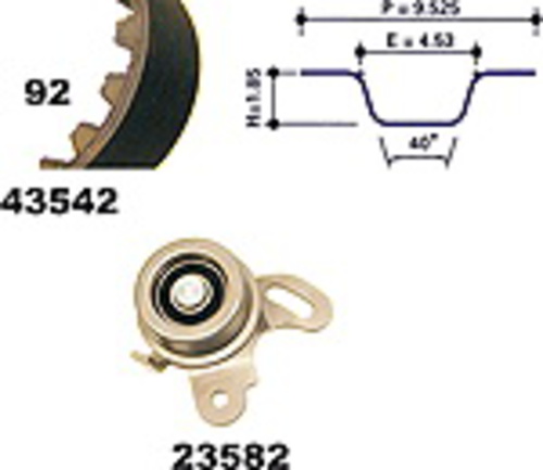 MAPCO 23542 Kit Distribuzione