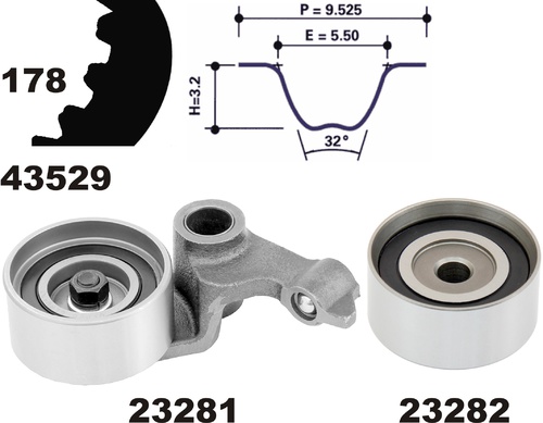 MAPCO 23529 Kit Distribuzione