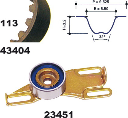 MAPCO 23404 Kit Distribuzione