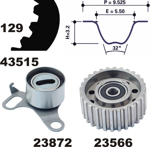 MAPCO 23515 Kit Distribuzione