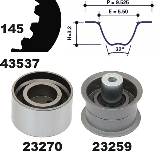 MAPCO 23537 Kit Distribuzione