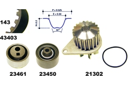 MAPCO 41403 kit distribuzione + pompa acqua